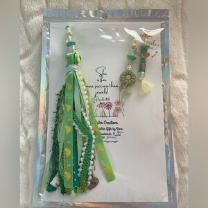 TASSEL BIBLE BOOKMARK HANDMADE SZ SMAL
 (MADE FOR UP TO 7” BOOK LENGTH)